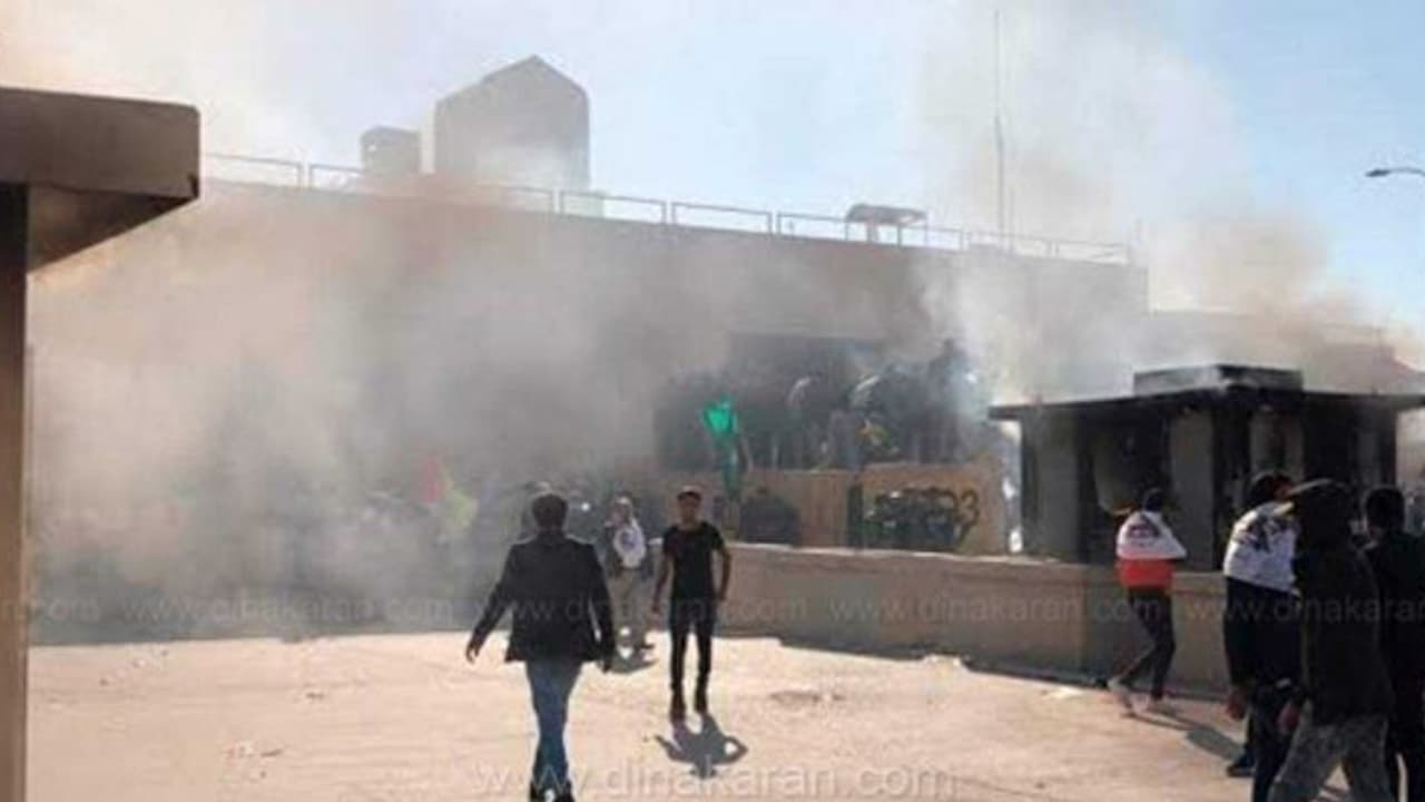 ईरान ने फिर अमेरिकी दूतावास के पास किया फिर हमला, पांच रॉकेट दागे गए