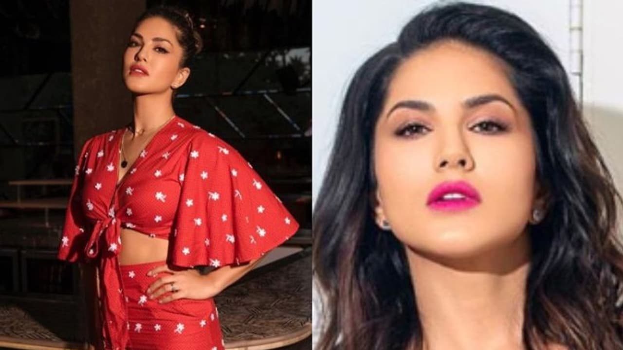 ചുവപ്പില്‍ ഹോട്ടായി സണ്ണി ലിയോണ്‍ ; ചിത്രങ്ങള്‍