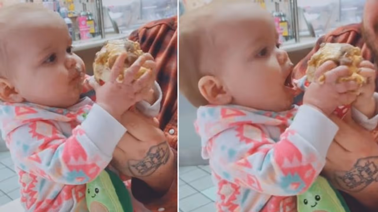 'തന്നേ നോക്കട്ടേ'; ആദ്യമായി ഐസ്ക്രീം കഴിക്കുന്ന കുഞ്ഞിന്റെ പ്രതികരണം... 'തന്നേ നോക്കട്ടേ'; ആദ്യമായി ഐസ്ക്രീം കഴിക്കുന്ന കുഞ്ഞിന്റെ പ്രതികരണം...