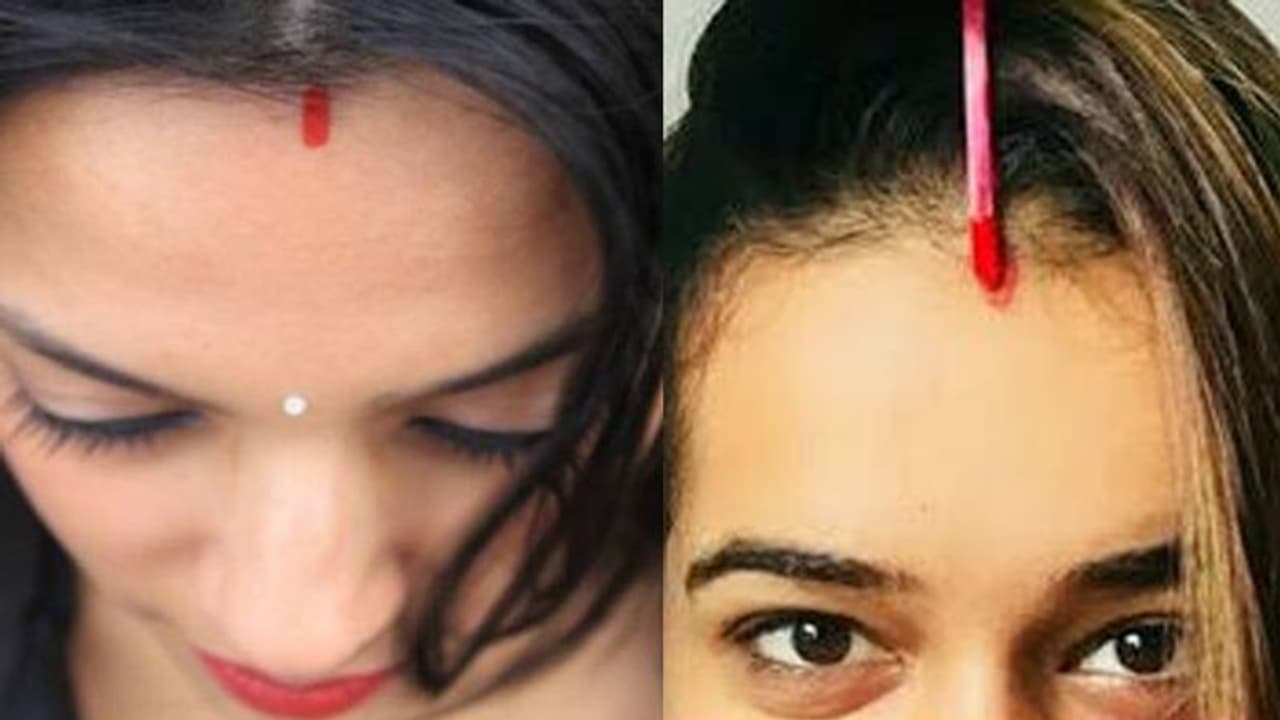 സിന്ദൂരത്തിലെ പുതിയ ട്രെന്റുകൾ; ഇങ്ങനെയാണോ ഇടാറുള്ളത്...?