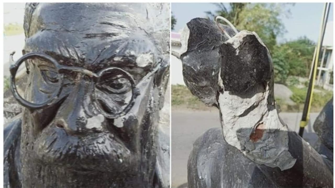 തമിഴ്നാട്ടിലെ ചെങ്കൽപേട്ടയിൽ പെരിയാറിന്റെ പ്രതിമ തകർത്ത നിലയിൽ