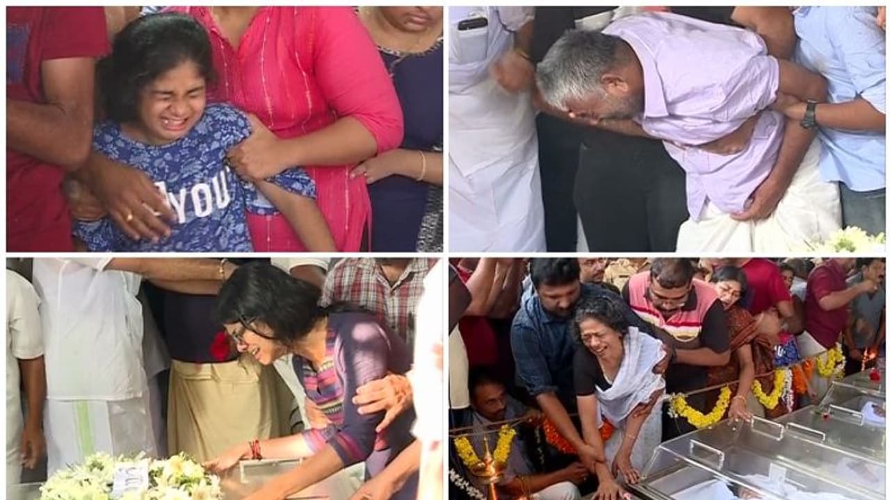 ഇനിയില്ല, കണ്ണീരോർമ മാത്രം: പ്രവീണിനും കുടുംബത്തിനും വിങ്ങിപ്പൊട്ടി വിട നൽകി വീടും നാടും