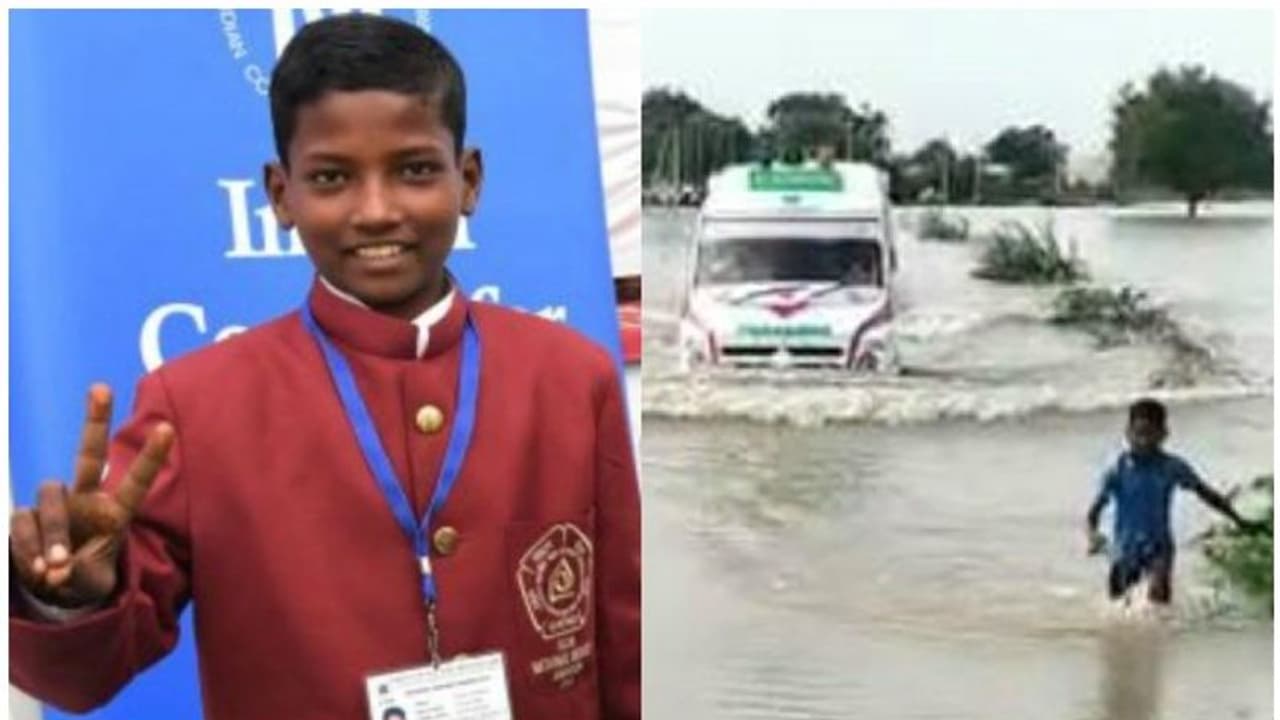 പ്രളയത്തില് ആംബുലൻസിന് വഴികാട്ടിയായി മുന്നിലോടിയ 'കൊച്ചുമിടുക്കന്' റിപ്പബ്ളിക് ദിനത്തിൽ ആദരം പ്രളയത്തില് ആംബുലൻസിന് വഴികാട്ടിയായി മുന്നിലോടിയ 'കൊച്ചുമിടുക്കന്' റിപ്പബ്ളിക് ദിനത്തിൽ ആദരം