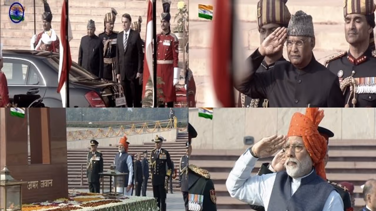 പ്രൗഢം, ഗംഭീരം: സൈനിക കരുത്തിന്റെ നേരടയാളമായി റിപ്പബ്ലിക് ദിന പരേഡ് പ്രൗഢം, ഗംഭീരം: സൈനിക കരുത്തിന്റെ നേരടയാളമായി റിപ്പബ്ലിക് ദിന പരേഡ്