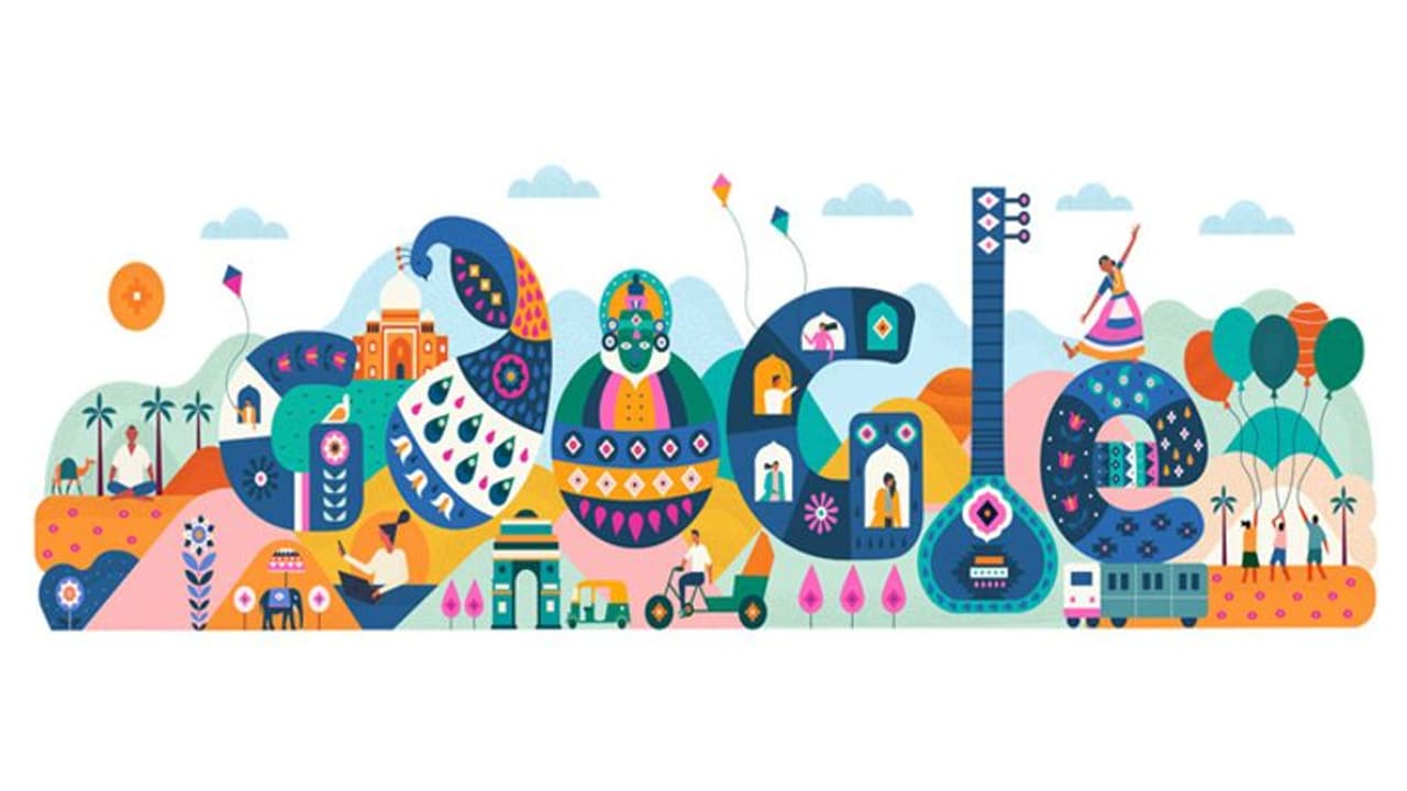 71वें गणतंत्र दिवस पर Google ने बनाया ये खास Doodle,भारत की विविधता और सौहार्द्र को दर्शाया