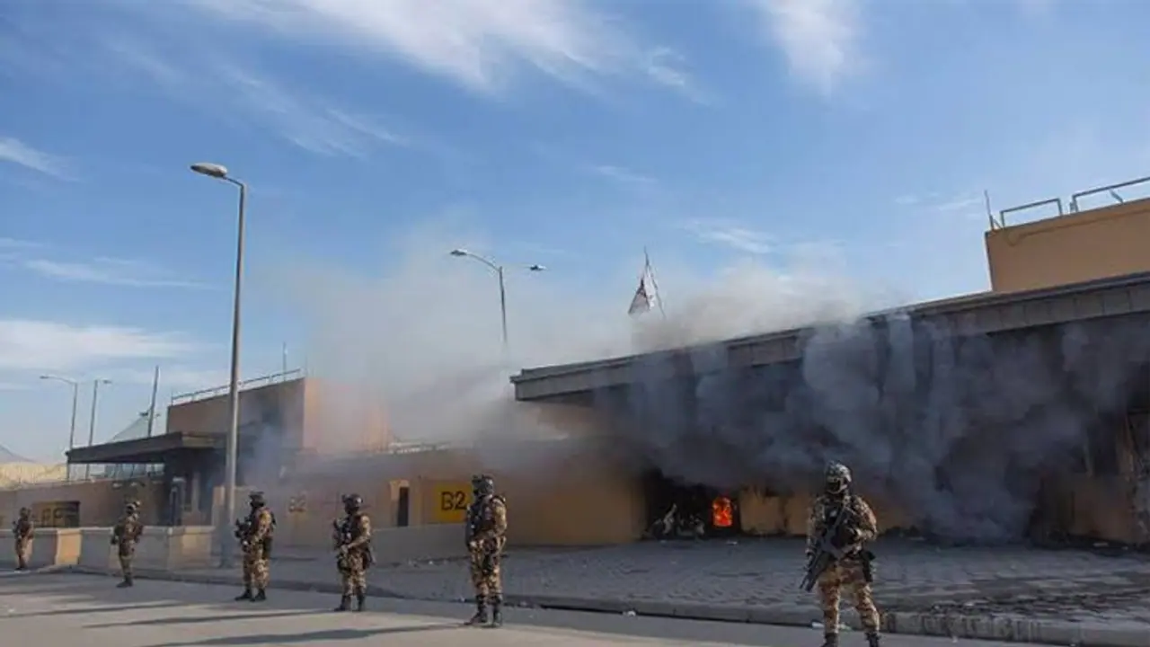 Rockets hit US embassy in Baghdad amid growing tensions between America, Iran Rockets hit US embassy in Baghdad amid growing tensions between America, Iran