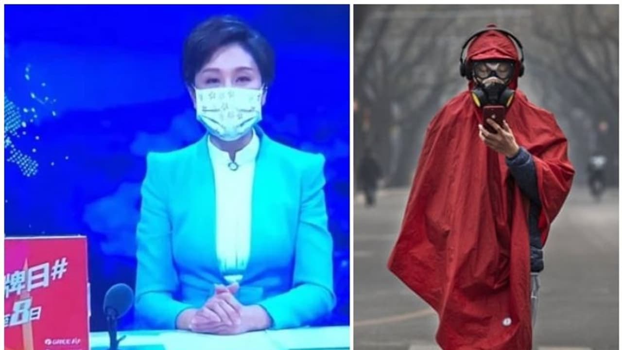 കൊറോണാവൈറസ് ബാധ, ജനങ്ങൾക്ക് അവബോധം പകരാൻ മാസ്കിട്ടുകൊണ്ട് ന്യൂസ് വായിച്ച് ചൈനീസ് ചാനലുകൾ കൊറോണാവൈറസ് ബാധ, ജനങ്ങൾക്ക് അവബോധം പകരാൻ മാസ്കിട്ടുകൊണ്ട് ന്യൂസ് വായിച്ച് ചൈനീസ് ചാനലുകൾ