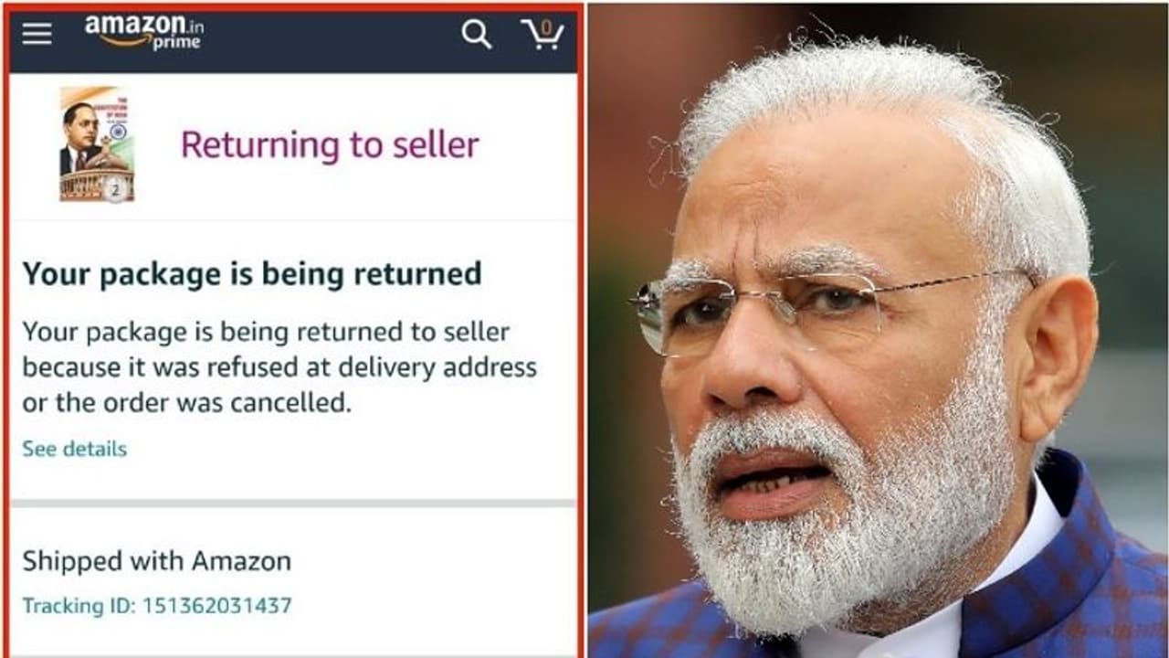 'മോദിക്ക് താല്പ്പര്യമില്ല'; ഭരണഘടനയുടെ പകര്പ്പ് പ്രധാനമന്ത്രിയുടെ ഓഫീസ് തിരിച്ചയച്ചു 'മോദിക്ക് താല്പ്പര്യമില്ല'; ഭരണഘടനയുടെ പകര്പ്പ് പ്രധാനമന്ത്രിയുടെ ഓഫീസ് തിരിച്ചയച്ചു