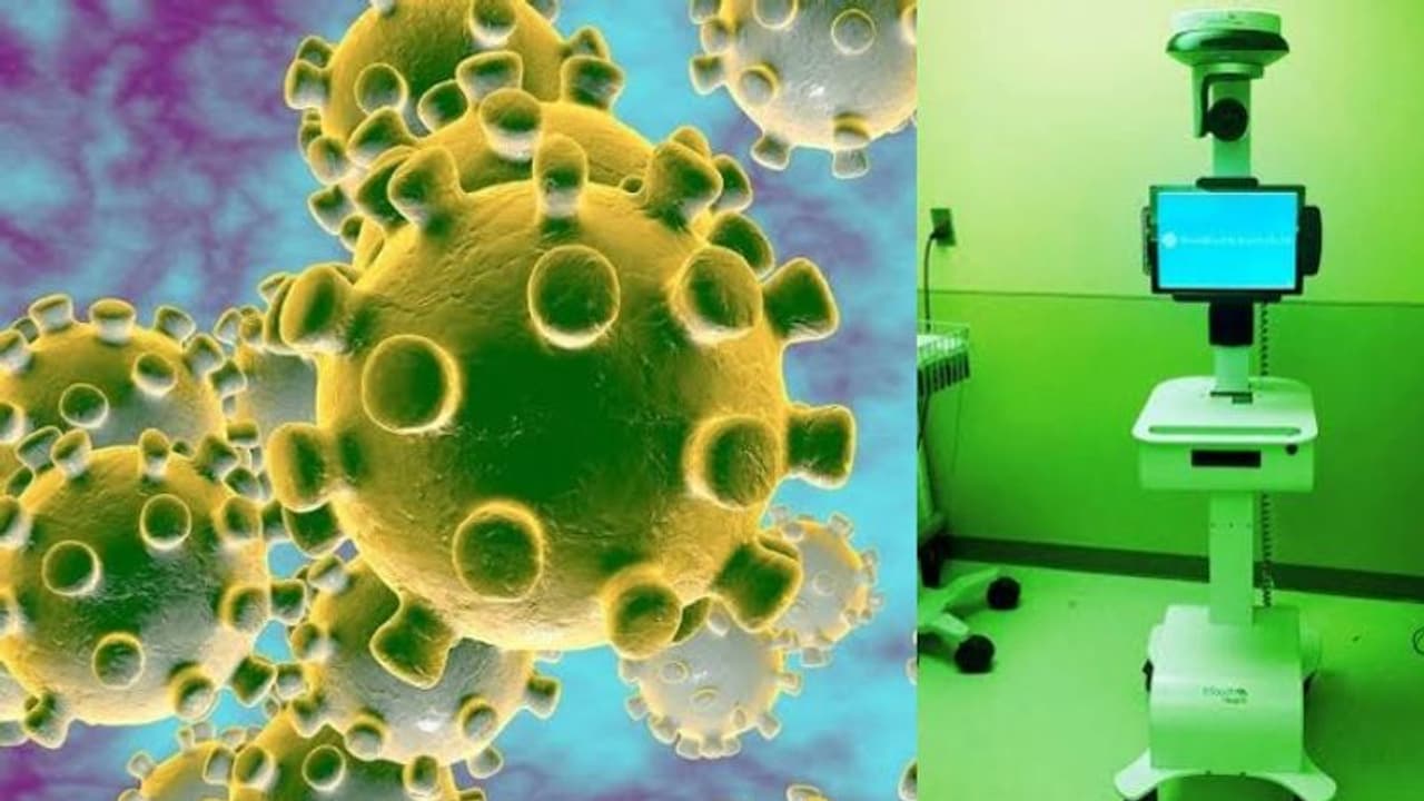 കൊറോണാവൈറസ്: രോഗിയെ ചികിത്സിക്കാൻ റോബോട്ടും ! കൊറോണാവൈറസ്: രോഗിയെ ചികിത്സിക്കാൻ റോബോട്ടും !