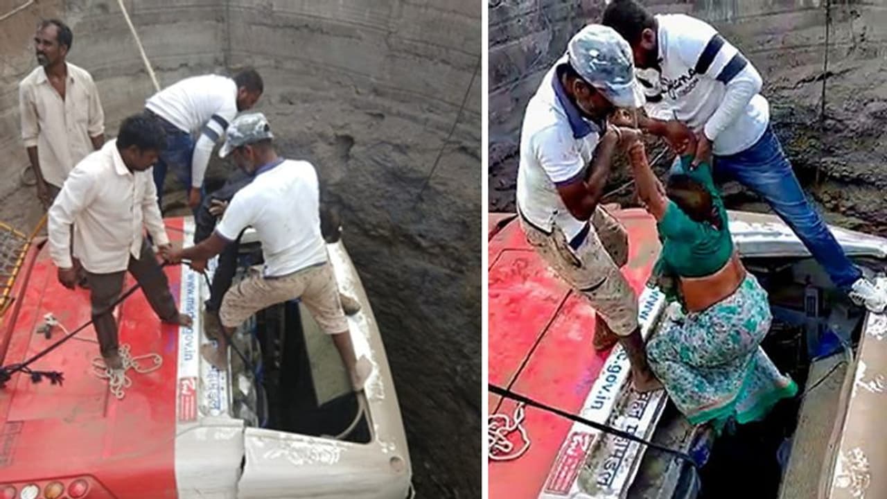 ఆటోను లాక్కుంటూ వెళ్లి బావిలో పడిన బస్సు : 26 మంది దుర్మరణం ఆటోను లాక్కుంటూ వెళ్లి బావిలో పడిన బస్సు : 26 మంది దుర్మరణం