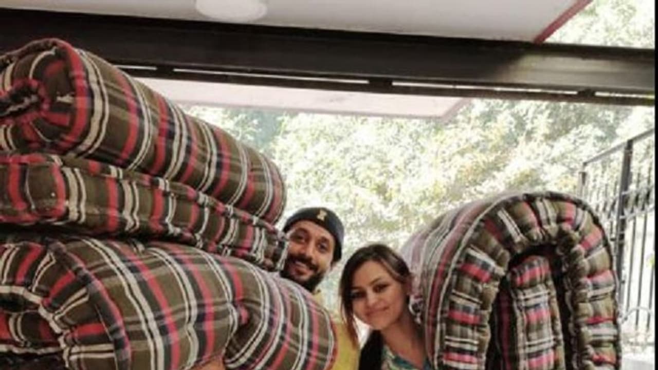 ಭಾವೀ ಪತ್ನಿ ಜೊತೆ ಅನಾಥಾಶ್ರಮ ಮಕ್ಕಳಿಗೆ ಹಾಸಿಗೆ; ಸಾಮಾಜಿಕ ಕಳಕಳಿ ಮೆರೆದ 'ಆ ದಿನಗಳು' ಚೇತನ್