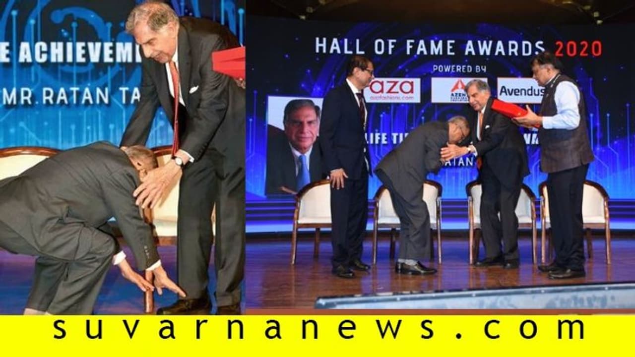 ಟಾಟಾ ಕಾಲಿಗೆ ಬಿದ್ದ ಮೂರ್ತಿ: ಇದು ಭಾರತದ ಸಂಸ್ಕೃತಿ! ಟಾಟಾ ಕಾಲಿಗೆ ಬಿದ್ದ ಮೂರ್ತಿ: ಇದು ಭಾರತದ ಸಂಸ್ಕೃತಿ!