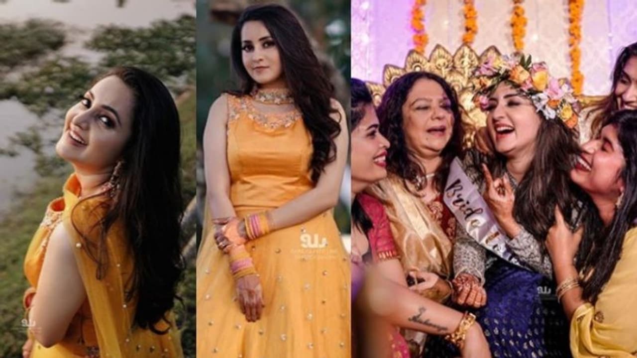 മഞ്ഞ ലെഹങ്കയില് അതിസുന്ദരിയായി ഭാമ; മെഹന്ദി വിവാഹ ചിത്രങ്ങള് മഞ്ഞ ലെഹങ്കയില് അതിസുന്ദരിയായി ഭാമ; മെഹന്ദി വിവാഹ ചിത്രങ്ങള്