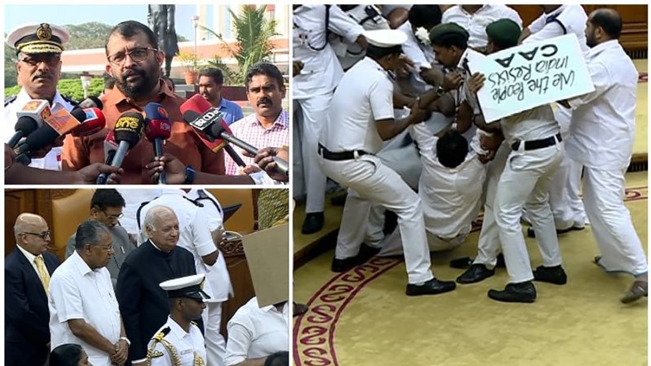 ഗവർണറെ തടഞ്ഞ പ്രതിപക്ഷാംഗങ്ങൾക്ക് എതിരെ നടപടിയില്ലെന്ന് സ്പീക്കർ