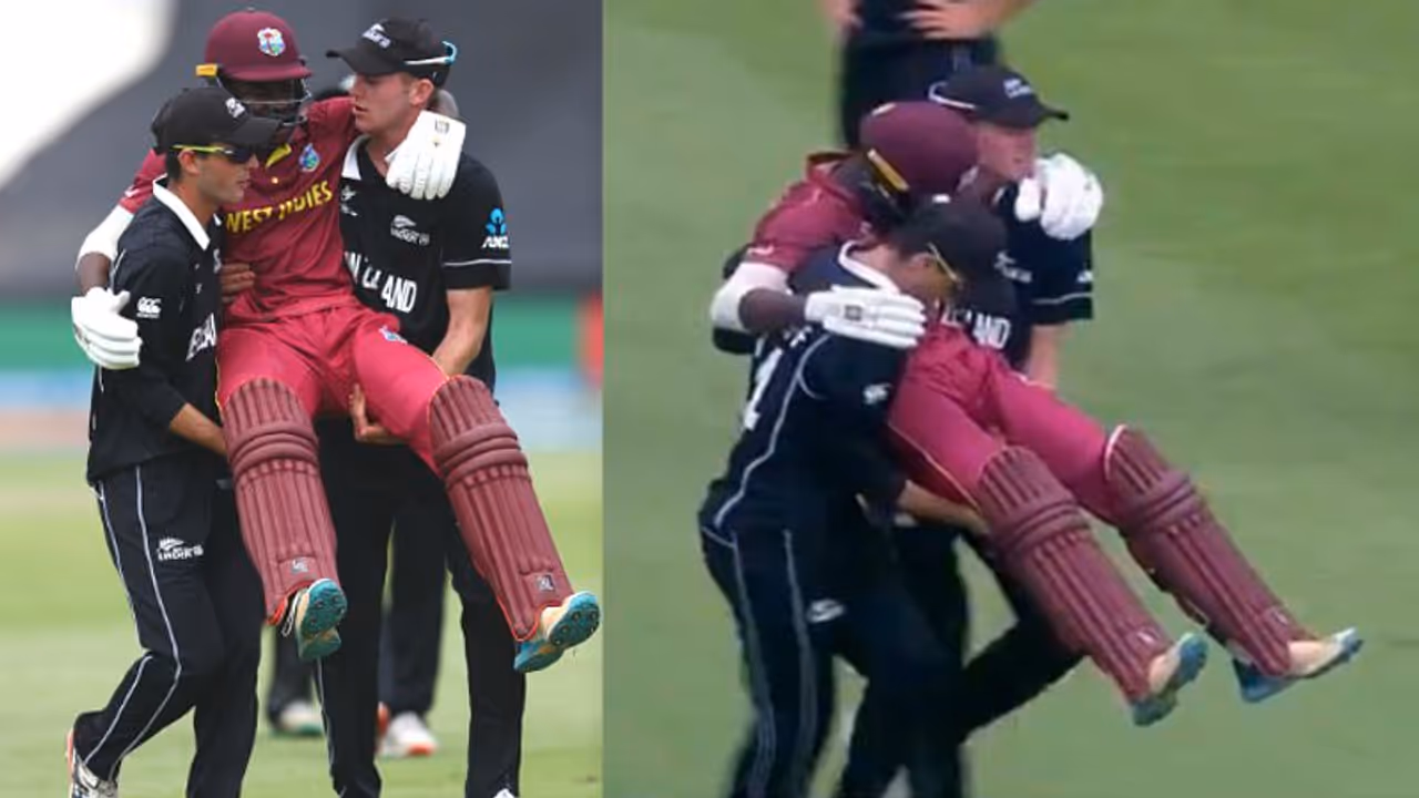 அண்டர் 19 உலக கோப்பை.. நியூசிலாந்து வீரர்களின் நெகிழவைக்கும் செயல்.. காண்போரை கவரும் அருமையான வீடியோ அண்டர் 19 உலக கோப்பை.. நியூசிலாந்து வீரர்களின் நெகிழவைக்கும் செயல்.. காண்போரை கவரும் அருமையான வீடியோ