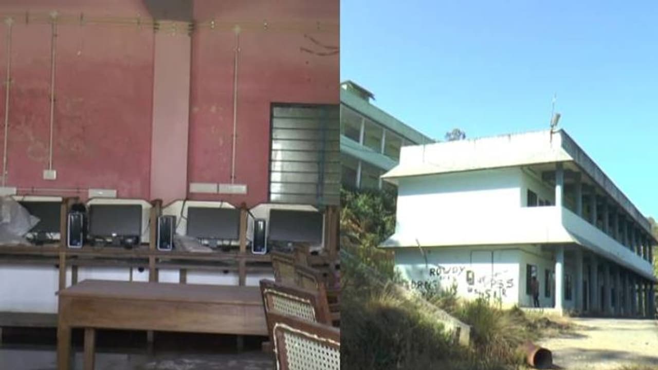 മൂന്നാര് ആര്ട്സ് കോളേജിലെ ഇലക്ട്രോണിക്ക് ഉപകരണങ്ങൾ കാടുകയറി നശിക്കുന്നു; നടപടിയെടുക്കാതെ ഉദ്യോഗസ്ഥർ മൂന്നാര് ആര്ട്സ് കോളേജിലെ ഇലക്ട്രോണിക്ക് ഉപകരണങ്ങൾ കാടുകയറി നശിക്കുന്നു; നടപടിയെടുക്കാതെ ഉദ്യോഗസ്ഥർ