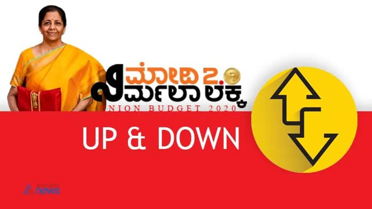 ಕೇಂದ್ರ ಬಜೆಟ್ 2020: ಯಾವುದು ಅಗ್ಗ? ಯಾವುದು ದುಬಾರಿ: ಇಲ್ಲಿದೆ ಪಟ್ಟಿ