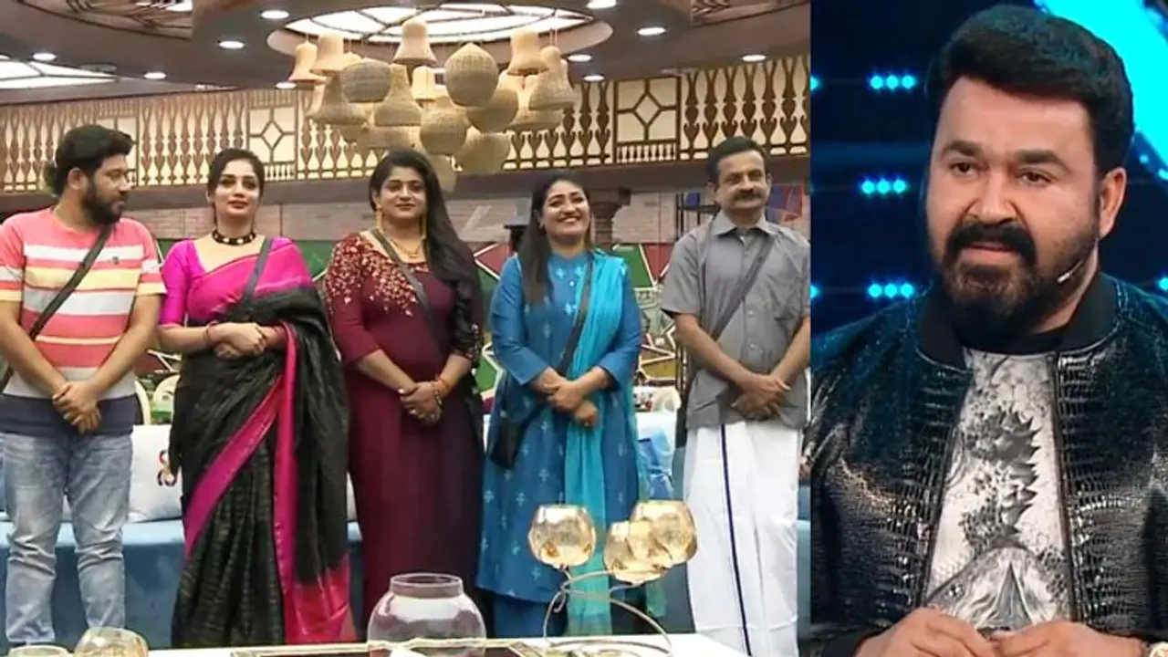ഒരാള് പുറത്തേക്ക്, ഇനി പതിനാല് പേര്; എലിമിനേഷന് പ്രഖ്യാപിച്ച് മോഹന്ലാല് ഒരാള് പുറത്തേക്ക്, ഇനി പതിനാല് പേര്; എലിമിനേഷന് പ്രഖ്യാപിച്ച് മോഹന്ലാല്