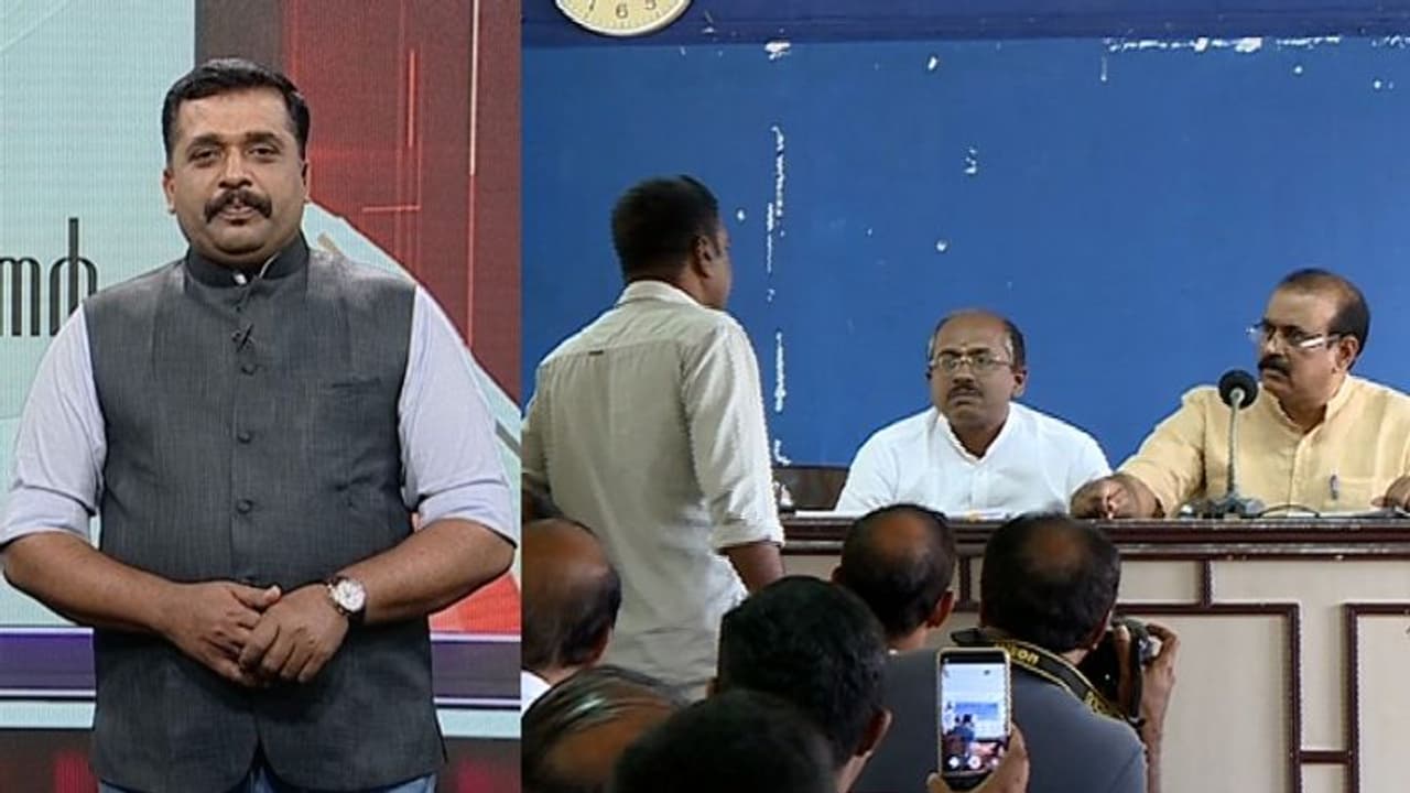 മാധ്യമപ്രവർത്തകർക്ക് എതിരെ കള്ളക്കേസ്: ഉരുണ്ട് കളിച്ച് പൊലീസ്, പ്രതിഷേധം ശക്തം മാധ്യമപ്രവർത്തകർക്ക് എതിരെ കള്ളക്കേസ്: ഉരുണ്ട് കളിച്ച് പൊലീസ്, പ്രതിഷേധം ശക്തം