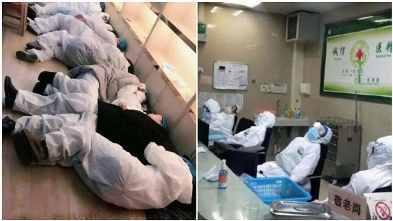 कोरोना वायरस के मरीजों का इलाज करने वाले डॉक्टर जब थक कर हो जाते हैं चूर, तो इस तरह करते हैं आराम कोरोना वायरस के मरीजों का इलाज करने वाले डॉक्टर जब थक कर हो जाते हैं चूर, तो इस तरह करते हैं आराम