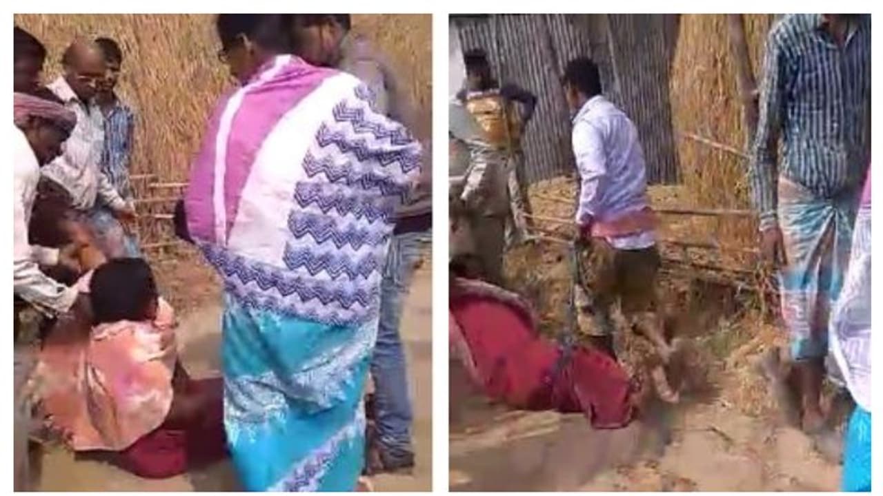 দড়ি বেঁধে টানা হলো মহিলাকে, নির্মম অত্যাচারে অভিযুক্ত তৃণমূল নেতা দড়ি বেঁধে টানা হলো মহিলাকে, নির্মম অত্যাচারে অভিযুক্ত তৃণমূল নেতা