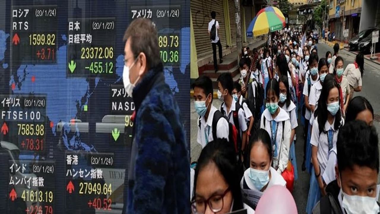 కరోనా వైరస్ దెబ్బకు చైనా స్టాక్ మార్కెట్లు విలవిల