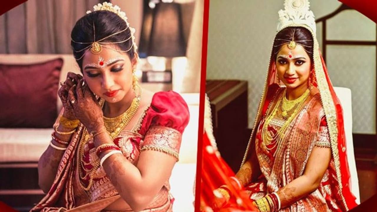 হাতে মেহেন্দি, মাথায় মুকুট, কনে সাজে ছবি শেয়ার করলেন শ্রেয়া