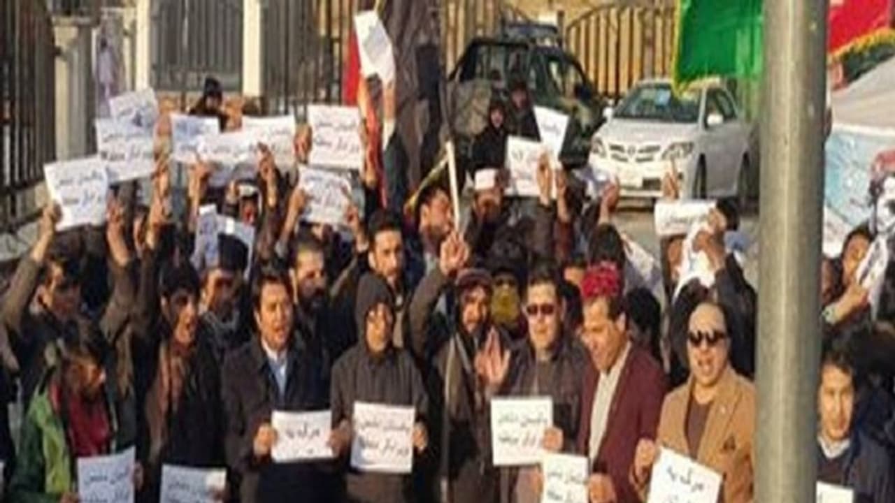Afghans hold anti Pakistan protest in Kabul, say leave Kashmir alone