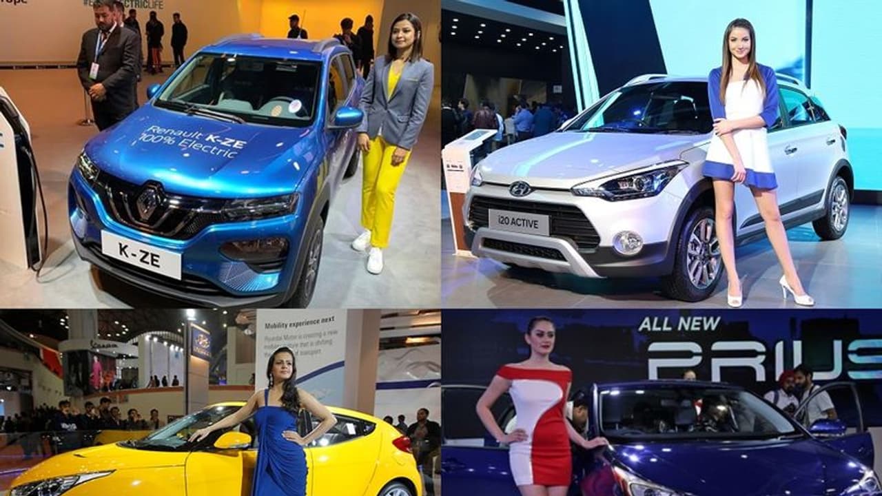 ఆటో ఎక్స్ పోలో కార్ల కంపెనీల జోష్ ....యాంకర్ల రాకతో ఆటో ఎక్స్ పోలో కార్ల కంపెనీల జోష్ ....యాంకర్ల రాకతో