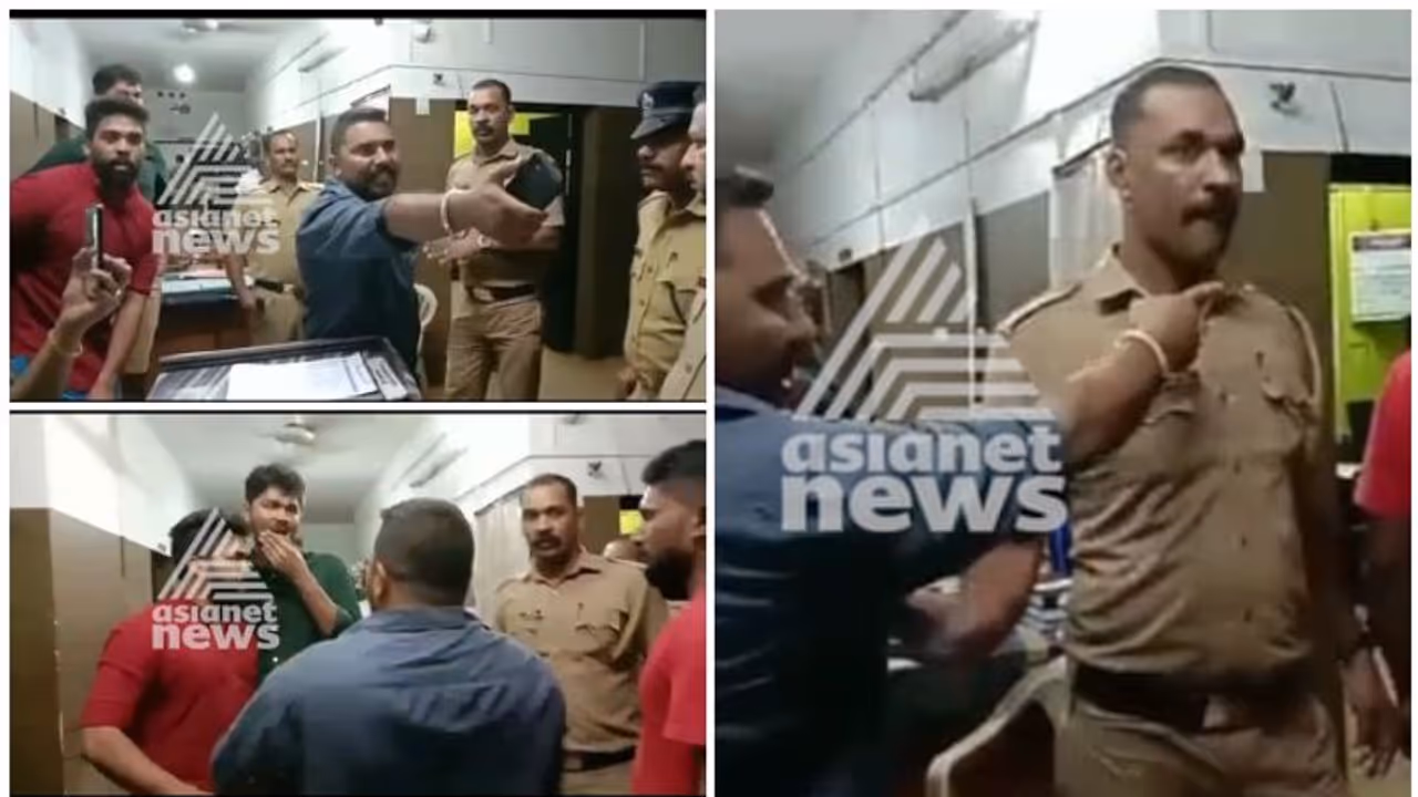 നിലമ്പൂർ പൊലീസ് സ്റ്റേഷനിൽ ഗുണ്ടാ വിളയാട്ടം; പൊലീസുകാരെ കയ്യേറ്റം ചെയ്തു ദൃശ്യങ്ങള് നിലമ്പൂർ പൊലീസ് സ്റ്റേഷനിൽ ഗുണ്ടാ വിളയാട്ടം; പൊലീസുകാരെ കയ്യേറ്റം ചെയ്തു ദൃശ്യങ്ങള്