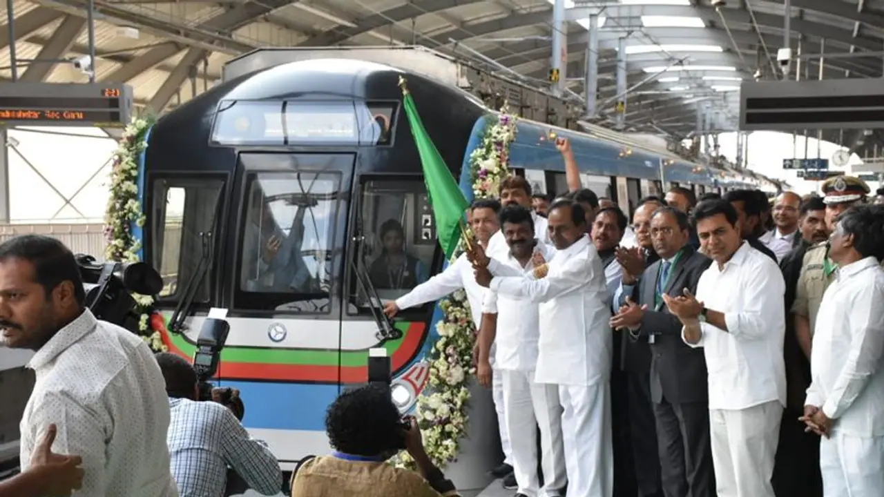 జేబీఎస్ ఎంజీబీఎస్ మెట్రో రైలు ప్రారంభం: హైద్రాబాద్ రికార్డు ఇదీ జేబీఎస్ ఎంజీబీఎస్ మెట్రో రైలు ప్రారంభం: హైద్రాబాద్ రికార్డు ఇదీ
