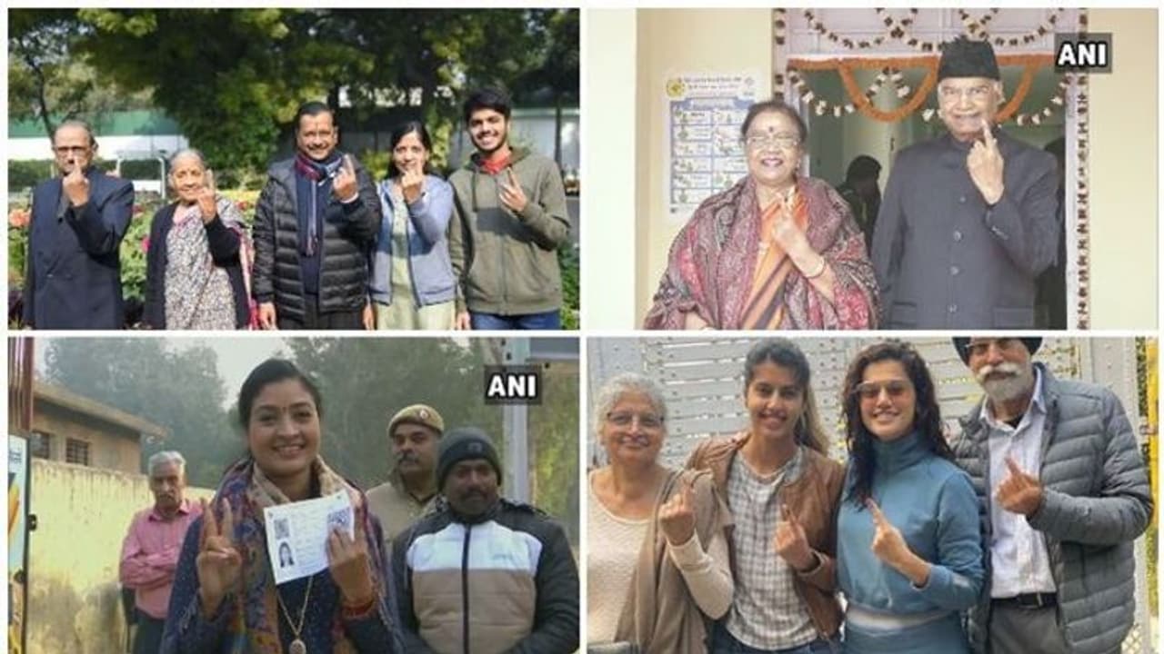 ദില്ലി വോട്ട് ചെയ്യുന്നു: പോളിംഗ് മന്ദഗതിയില്, റെക്കോര്ഡിലെത്തിക്കണമെന്ന് മോദി ദില്ലി വോട്ട് ചെയ്യുന്നു: പോളിംഗ് മന്ദഗതിയില്, റെക്കോര്ഡിലെത്തിക്കണമെന്ന് മോദി