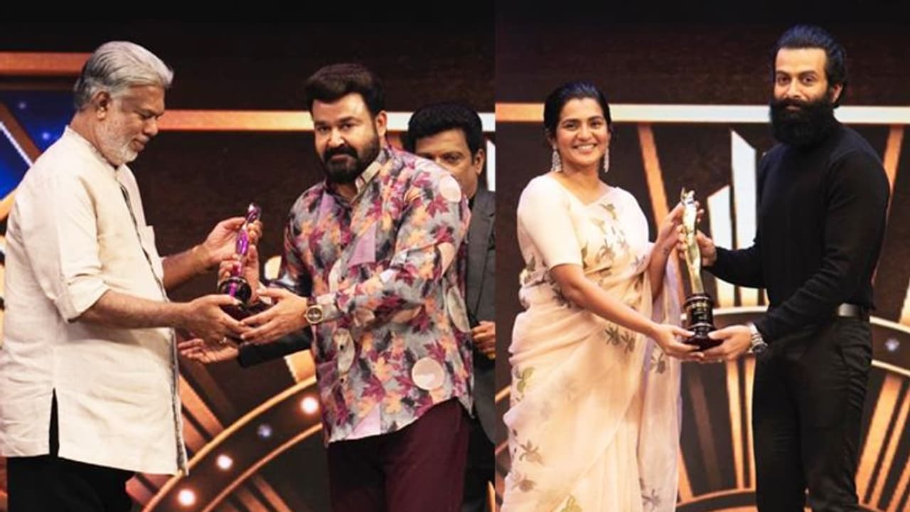 മോഹന്ലാല് മികച്ച നടന്, പാര്വതി നടി, മഞ്ജു തമിഴ് നടി, പൃഥ്വിരാജ് സംവിധായകന്; ഏഷ്യാനെറ്റ് ഫിലിം അവാര്ഡ് മോഹന്ലാല് മികച്ച നടന്, പാര്വതി നടി, മഞ്ജു തമിഴ് നടി, പൃഥ്വിരാജ് സംവിധായകന്; ഏഷ്യാനെറ്റ് ഫിലിം അവാര്ഡ്