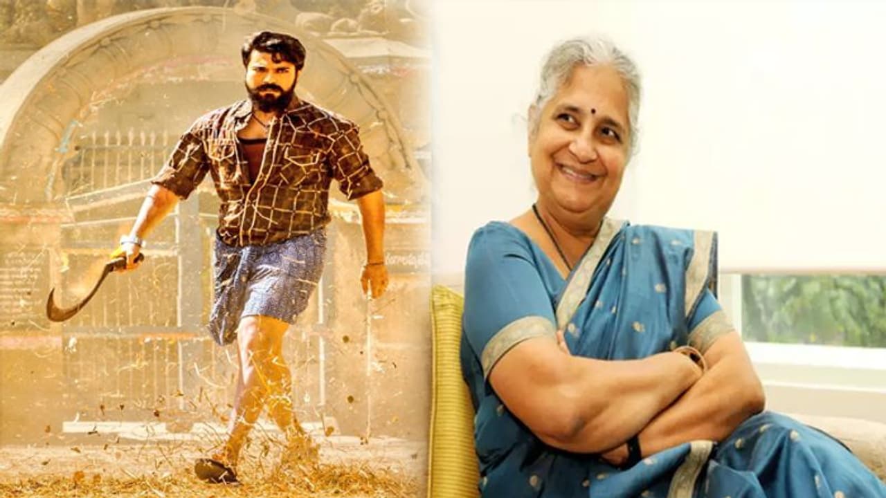 రామ్ చరణ్ నటనకు ఇన్ఫోసిస్ సుధామూర్తి ఫిదా.. రంగస్థలంపై ప్రశంసలు!