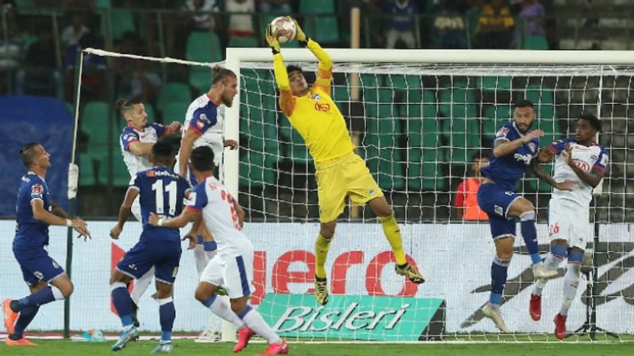 ISL: Bengaluru FC held to goalless draw by 10 man Chennaiyin ISL: Bengaluru FC held to goalless draw by 10 man Chennaiyin