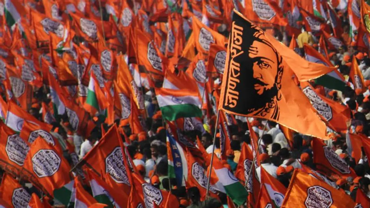 Supporters of Maharashtra Navnirman Sena (MNS) party attend a rally in support of the Citizen Amendment Act (CAA) in Mumbai, India on 09 February 2020. (Photo by Himanshu Bhatt/NurPhoto via Getty Images) Supporters of Maharashtra Navnirman Sena (MNS) party attend a rally in support of the Citizen Amendment Act (CAA) in Mumbai, India on 09 February 2020. (Photo by Himanshu Bhatt/NurPhoto via Getty Images)