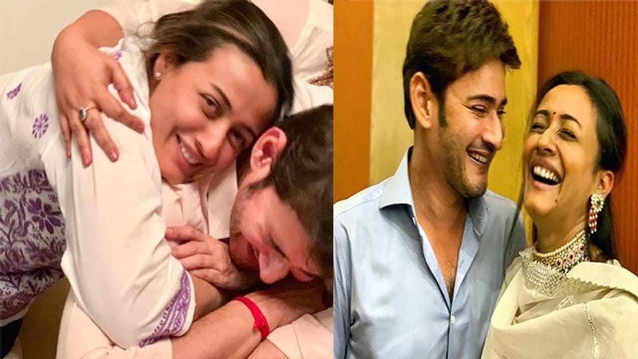 నమ్రత టైట్ హగ్.. ఉక్కిరి బిక్కిరి అవుతున్న మహేష్! నమ్రత టైట్ హగ్.. ఉక్కిరి బిక్కిరి అవుతున్న మహేష్!