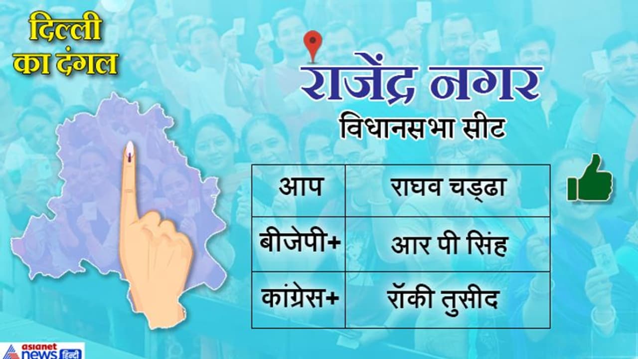 राजेंद्र नगर विधानसभा सीटः आप के राघव चढ्ढा को मिली जीत राजेंद्र नगर विधानसभा सीटः आप के राघव चढ्ढा को मिली जीत