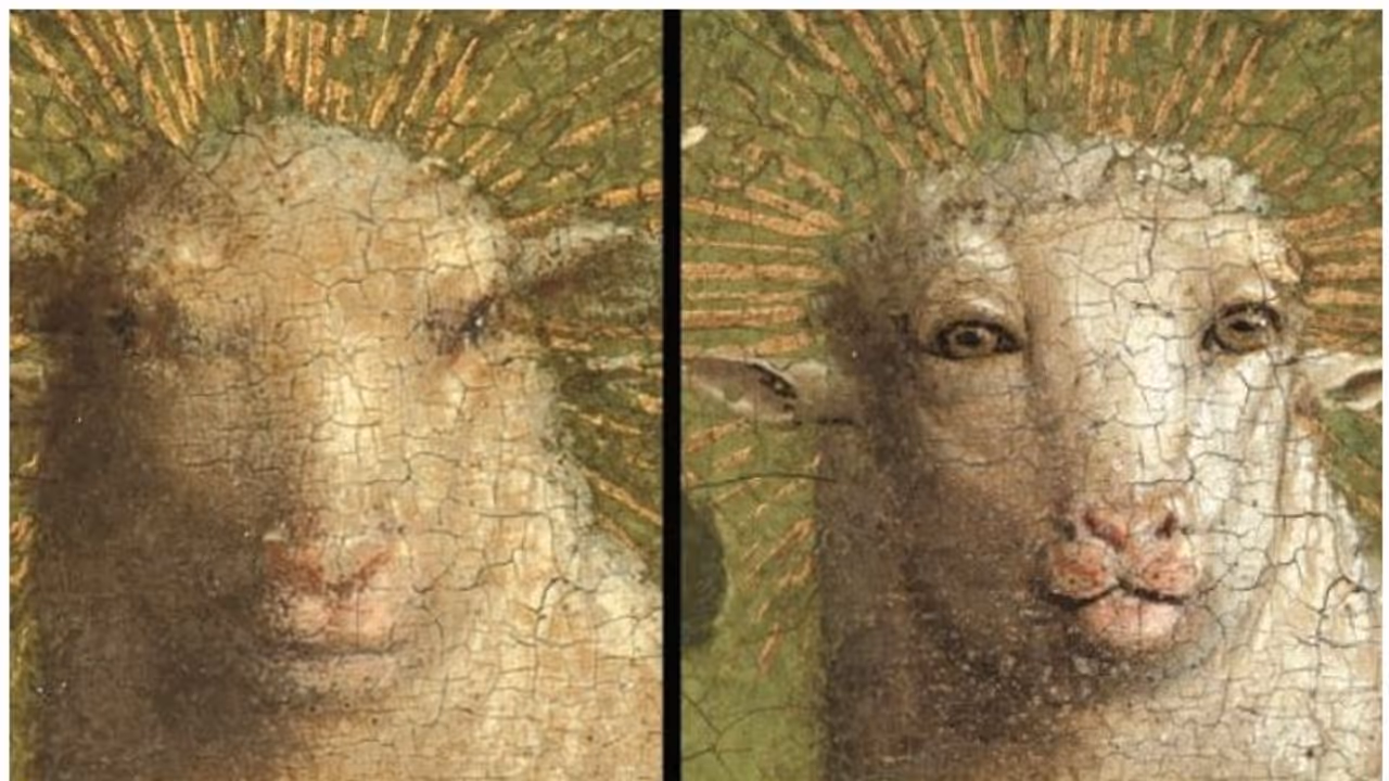 മനുഷ്യന്റെ കണ്ണുകളുള്ള ആട്ടിന്കുട്ടി, കലാലോകത്തെയാകെ വിസ്മയിപ്പിച്ച് 'കുഞ്ഞാടി'ന്റെ ആ ചിത്രം! മനുഷ്യന്റെ കണ്ണുകളുള്ള ആട്ടിന്കുട്ടി, കലാലോകത്തെയാകെ വിസ്മയിപ്പിച്ച് 'കുഞ്ഞാടി'ന്റെ ആ ചിത്രം!