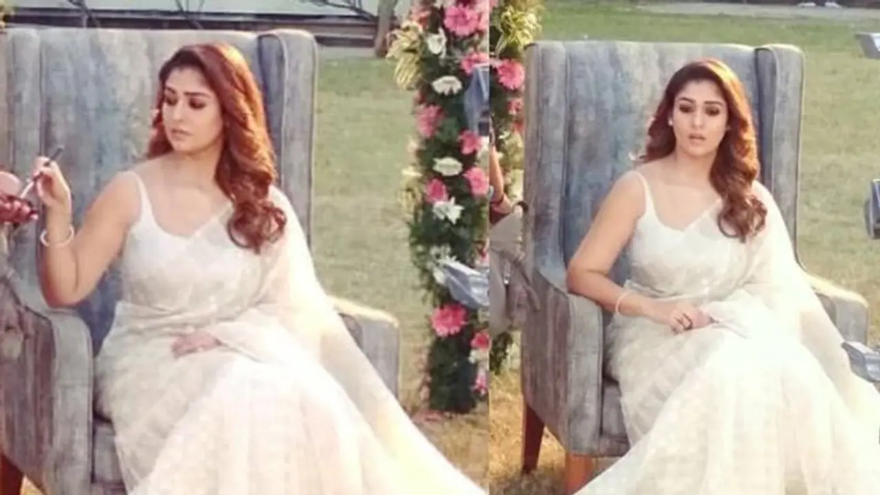 வெள்ளை நிற ஜாக்கெட்... உச்சத்தில் நிற்கும் மார்கெட்... ரசிகர்களை கிறங்கடிக்கும் நயன்தாரா போட்டோஸ்...!