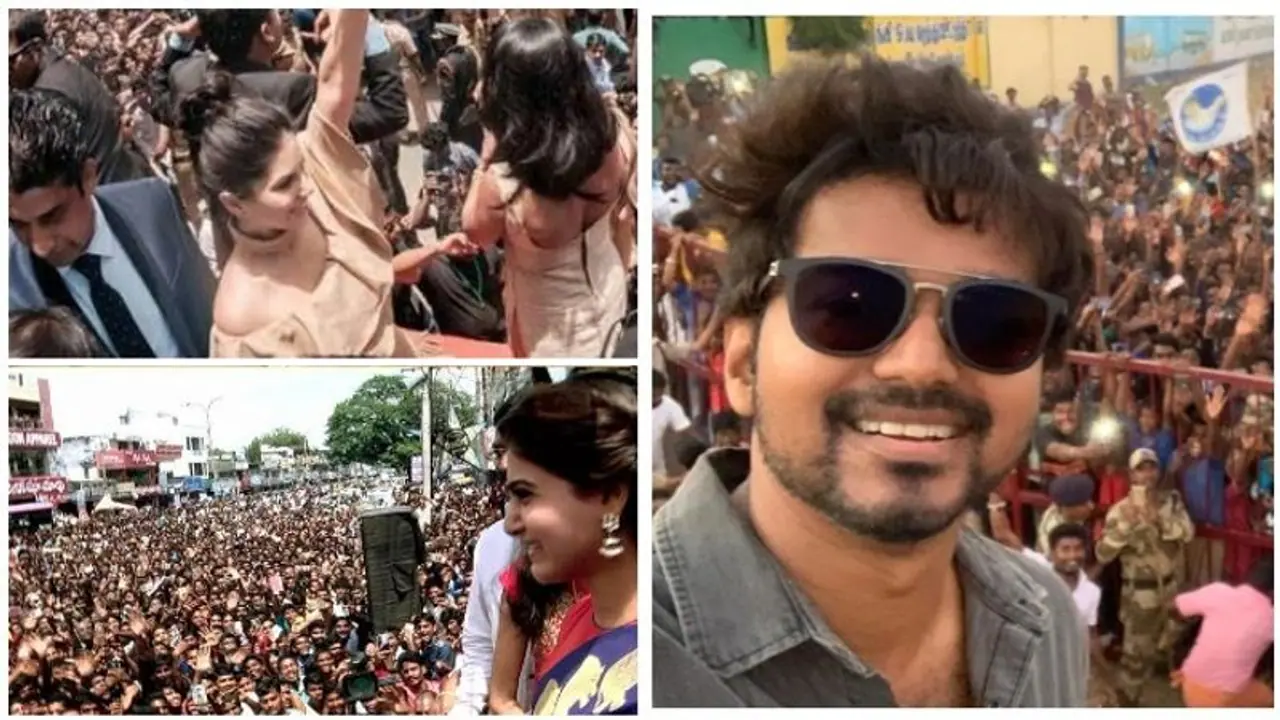 சமந்தா சன்னிலியோனுக்கு கூடிய கூட்டம் கூட விஜய்க்கு இல்லை... நெட்டிசன்கள் அட்ராசிட்டி..! சமந்தா சன்னிலியோனுக்கு கூடிய கூட்டம் கூட விஜய்க்கு இல்லை... நெட்டிசன்கள் அட்ராசிட்டி..!