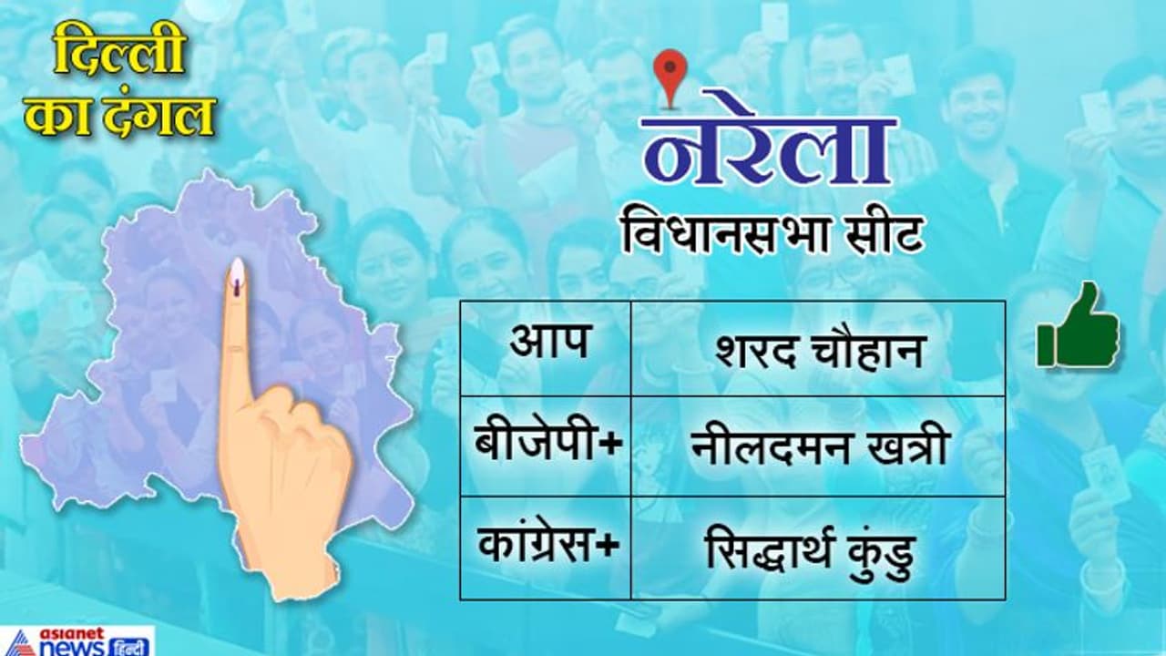 नरेली सीटः आप ने फिर जमाया अपना कब्जा, BJP को करना पड़ा हार का सामना नरेली सीटः आप ने फिर जमाया अपना कब्जा, BJP को करना पड़ा हार का सामना