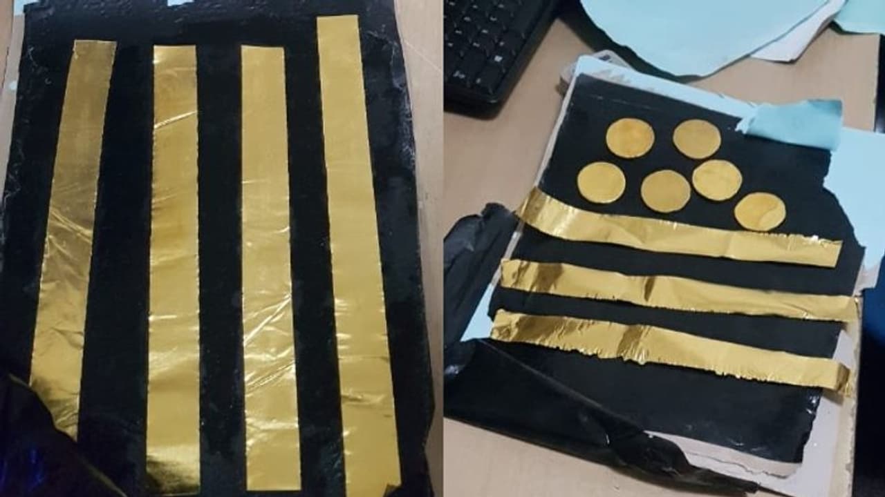 അതിവിദഗ്ദ്ധമായി ഒളിപ്പിച്ച് കടത്തിയ സ്വർണം നെടുമ്പാശേരിയിൽ കസ്റ്റംസ് വിഭാഗം പിടികൂടി