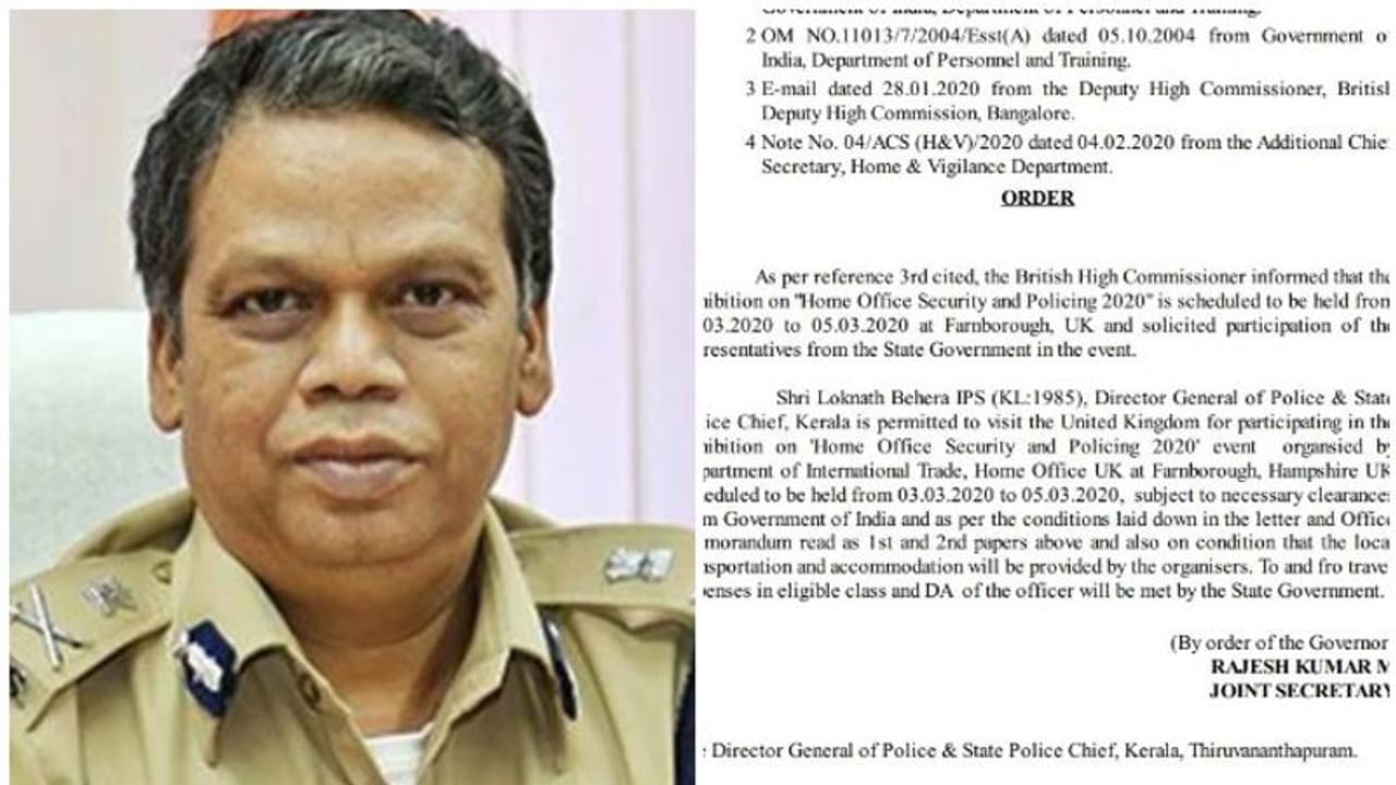വെടിയുണ്ട, സിംസ് വിവാദങ്ങള് കത്തുമ്പോള് ഡിജിപി ലോക്നാഥ് ബെഹ്റ ബ്രിട്ടനിലേക്ക്; സര്ക്കാര് അനുമതി നല്കി വെടിയുണ്ട, സിംസ് വിവാദങ്ങള് കത്തുമ്പോള് ഡിജിപി ലോക്നാഥ് ബെഹ്റ ബ്രിട്ടനിലേക്ക്; സര്ക്കാര് അനുമതി നല്കി