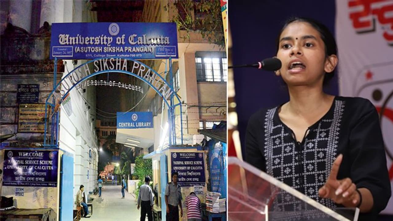 कलकत्ता यूनिवर्सिटी कैंपस में JNUSU प्रेसिडेंट आइशी घोष के प्रोग्राम को नहीं मिली परमिशन कलकत्ता यूनिवर्सिटी कैंपस में JNUSU प्रेसिडेंट आइशी घोष के प्रोग्राम को नहीं मिली परमिशन