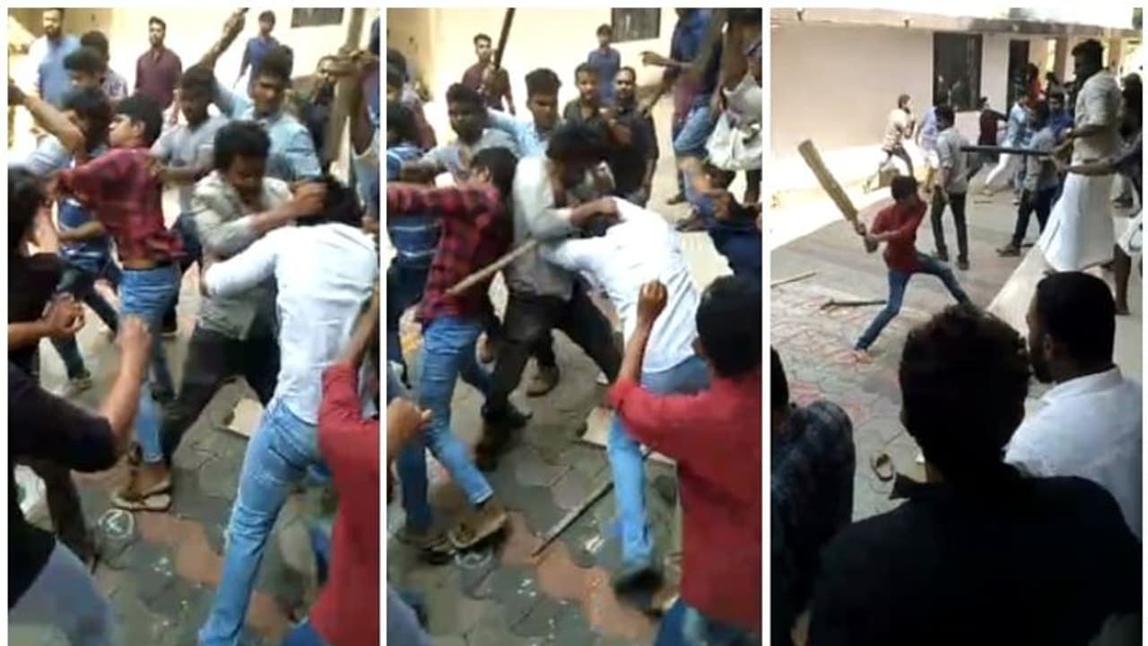 വാലന്‍റൈൻസ് ഡേ പരിപാടിയെച്ചൊല്ലി എറണാകുളം ലോ കോളേജിൽ എസ്എഫ്ഐ കെഎസ്‍യു കൂട്ടത്തല്ല്; 12 പേര്‍ക്ക് പരിക്ക്