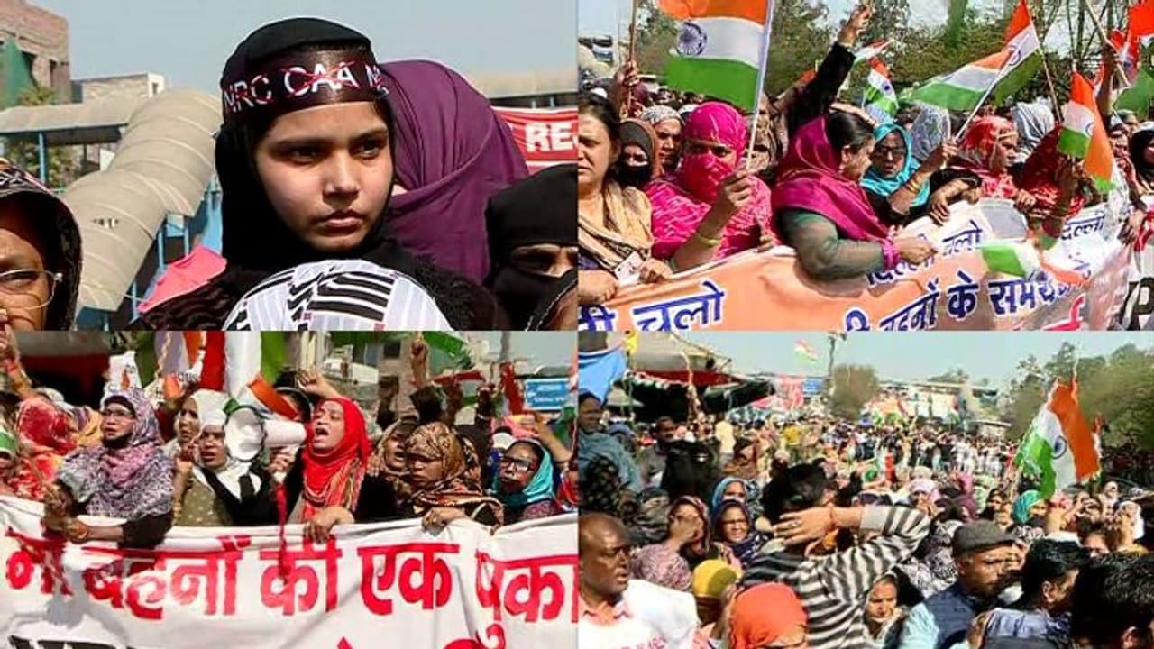 അമിത് ഷായുടെ വീട്ടിലേക്ക് ഷാഹീൻ ബാഗ് സമരക്കാര് നടത്തിയ മാര്ച്ച് പൊലീസ് തടഞ്ഞു അമിത് ഷായുടെ വീട്ടിലേക്ക് ഷാഹീൻ ബാഗ് സമരക്കാര് നടത്തിയ മാര്ച്ച് പൊലീസ് തടഞ്ഞു