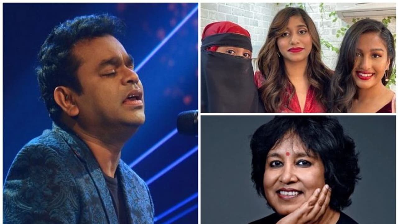 എ ആര് റഹ്മാന്റെ മകളെ ബുര്ഖയിട്ട് കാണുമ്പോള് വീര്പ്പുമുട്ടലെന്ന് തസ്ലിമ നസ്രിന്; മറുപടിയുമായി ഖദീജ എ ആര് റഹ്മാന്റെ മകളെ ബുര്ഖയിട്ട് കാണുമ്പോള് വീര്പ്പുമുട്ടലെന്ന് തസ്ലിമ നസ്രിന്; മറുപടിയുമായി ഖദീജ