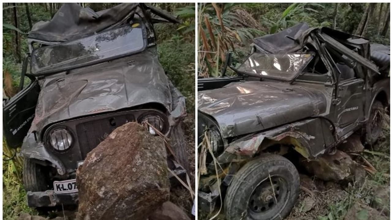 മൂന്നാറില്‍ ജീപ്പ് നിയന്ത്രണംവിട്ട് കൊക്കയിലേക്ക് മറിഞ്ഞു; രണ്ട് മരണം