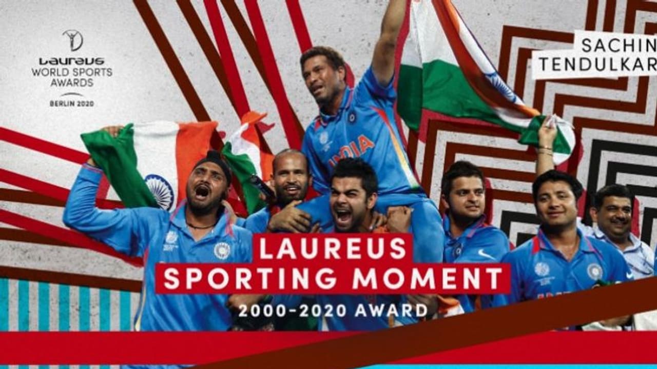 Laureus World Sports Awards 2020: Sachin Tendulkar wins best sporting moment award in Berlin Laureus World Sports Awards 2020: Sachin Tendulkar wins best sporting moment award in Berlin